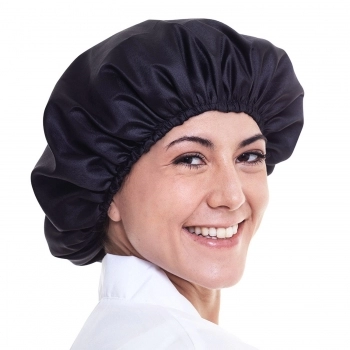 TOUCA CETIM SANTA CLARA ANTI FRIZZ PRETO 6406