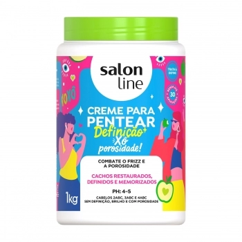 CREME PENTEAR SALON LINE 1KG DEFINICAO XO POROSIDADE