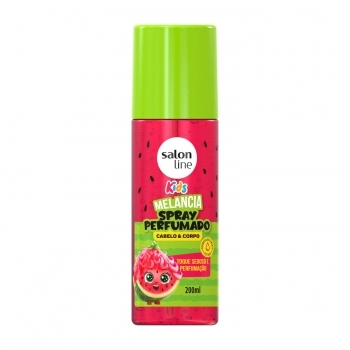 SPRAY PERFUMADO CABELO E CORPO SALON LINE 200ML KIDS MELANCIA