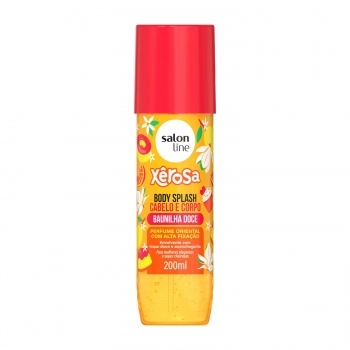 BODY SPLASH CABELO E CORPO SALON LINE 200ML BAUNILHA DOCE