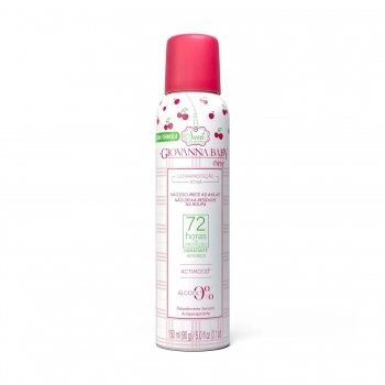 DESODORANTE AEROSOL GIOVANNA BABY 150ML CHERRY 72 HORAS