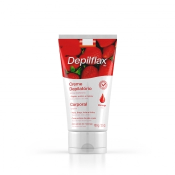 CREME DEPILATORIO CORPORAL DEPILFLAX 100G MORANGO