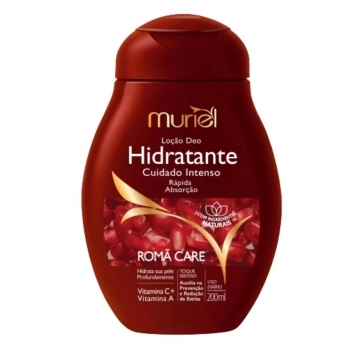 LOÇÃO HIDRATANTE CORPORAL MURIEL 200ML ROMA CARE