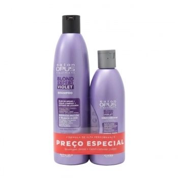 KIT SHAMPOO+CONDICIONADOR SALON 350/250ML BLOND EXPERT VIOLET