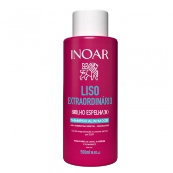 SHAMPOO INOAR 500ML LISO EXTRAORDINARIO