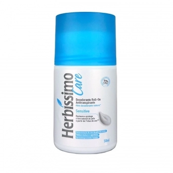 DESODORANTE ROLL ON HERBISSIMO 50ML CARE SENSITIVE