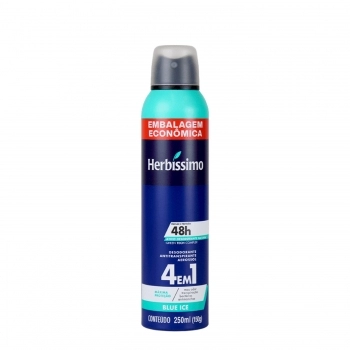 DESODORANTE AEROSOL HERBISSIMO 250ML BLUE ICE