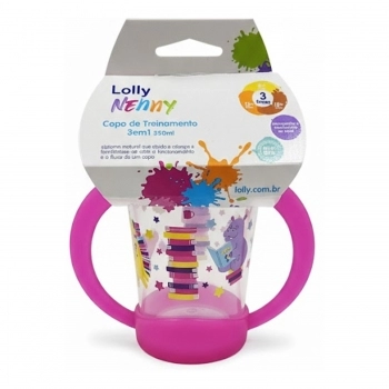 COPO LOLLY 7106 OCEANO C/ALCA 350ML BLISTER ROSA