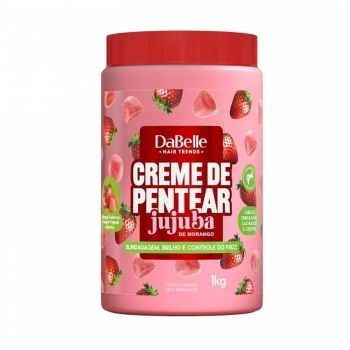 CREME DE PENTEAR DABELLE 1KG JUJUBA MORANGO