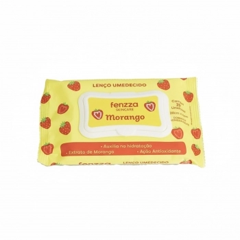 LENCO UMEDECIDO FENZZA 25UN MORANGO FZ53009