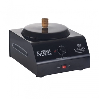 AQUECEDOR DE CERA MEGA BELL PROF LUXURY STANDARD PRETA 1KG