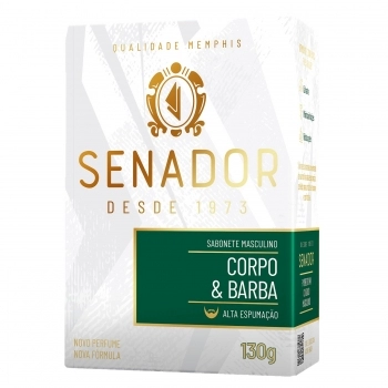 SABONETE SENADOR 130G CORPO E BARBA