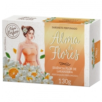 SABONETE ALMA FLORES 130G FLOR DE LARANJEIRA
