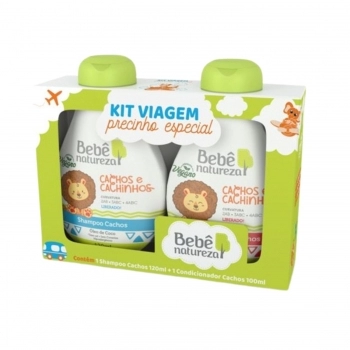 KIT BEBE NATUREZA SHAMPOO+CONDICIONADOR 120/100ML CACHOS E CACHINHOS OLEO DE COCO