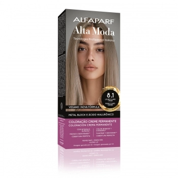 TINTURA ALTA MODA 8.1 LOURO CLARO CINZA