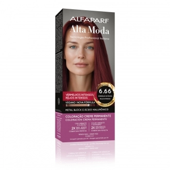 TINTURA ALTA MODA 6.66 LOURO ESCURO VERMELHO INTENSO