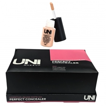 CORRETIVO LIQUIDO MATTE UNI COM 24 UNIDADES PERFECT CONCEALER 24H UN-CO18DS