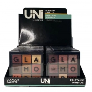 PALETA DE SOMBRAS UNI COM 24 UNIDADES GLAMOUR UN-SO274DS