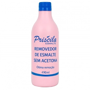 REMOVEDOR ESMALTE PRISCILA 490ML SEM ACETONA