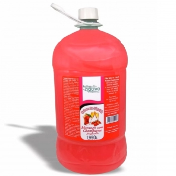 SABONETE LIQUIDO FOLHA NATIVA 1990ML MORANGO COM CHAMPAGNE 7003