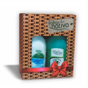 KIT FOLHA NATIVA DESODORANTE CORPORAL SILICONE + SABONETE LIQUIDO HEBAL 480/500ML 30002