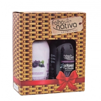 KIT FOLHA NATIVA DESODORANTE CORPORAL + SABONETE LIQUIDO LAVANDA 480/500ML 30007