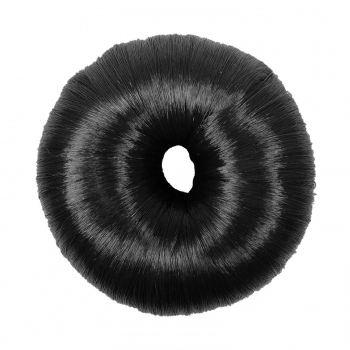 DONUTS CABELO SANTA CLARA GRANDE LUXO PRETO