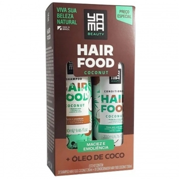 KIT SHAMPOO + CONDICIONADOR YAMA 280/200ML HAIR FOOD COCONUT