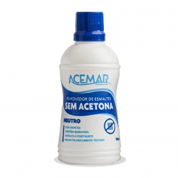 REMOVEDOR DE ESMALTE ACEMAR 90ML SEM ACETONA NEUTRO