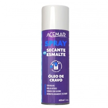 SECANTE ESMALTE ACEMAR 400ML SPRAY OLEO DE CRAVO
