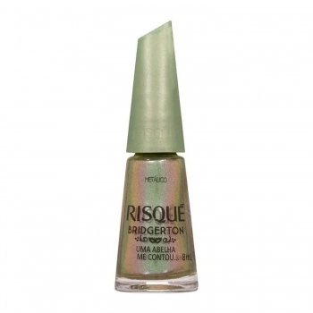 ESMALTE RISQUE BRIDGERTON UMA ABELHA ME CONTOU METALICO SEM BLISTER