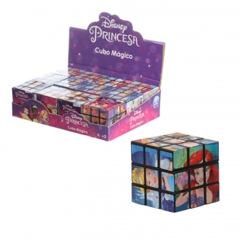 CUBO MAGICO ETITOYS PRINCESAS DISNEY C/12 UNIDADES APARTIR 3 ANOS