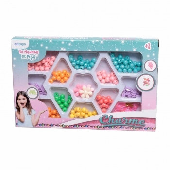 KIT MICANGA ETITOYS CHAME 215 PECAS APARTIR 3 ANOS