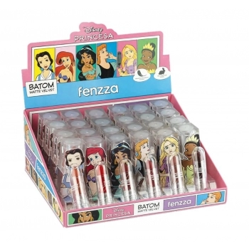 BATOM MATTE VELVET FENZZAC/ 24 UNIDADES DIS112