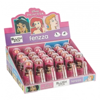 BLUSH STICK FENZZA C/ 24 UNIDADES PRINCESAS DIS110