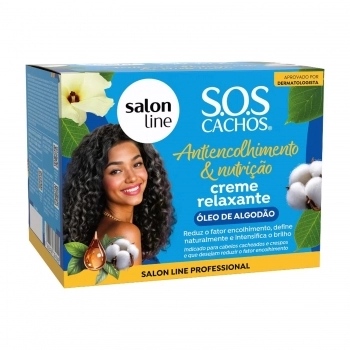 CREME RELAXANTE SALON LINE 200G ANTIENCOLHIMENTO NUTRICAO