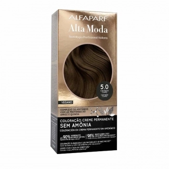 TINTURA ALTA MODA SEM AMONIA 5.0 CASTANHO CLARO