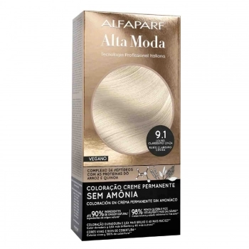 TINTURA ALTA MODA SEM AMONIA 9.1 LOURO CLARISSIMO CINZA