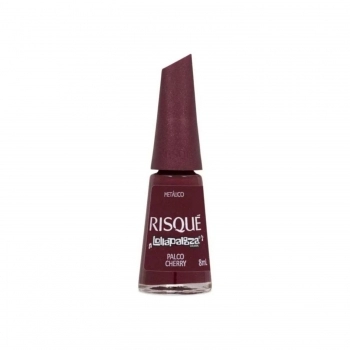 ESMALTE RISQUE LOLLAPALOOZA PALCO CHERRY METALICO SEM BLISTER
