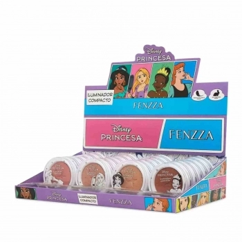 ILUMINADOR COMPACTO FENZZA C/24UN DISNEY PRINCESAS DIS169
