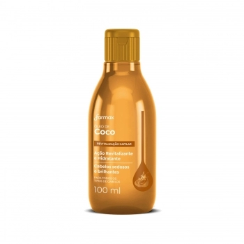 OLEO CAPILAR E CORPORAL FARMAX 100ML COCO