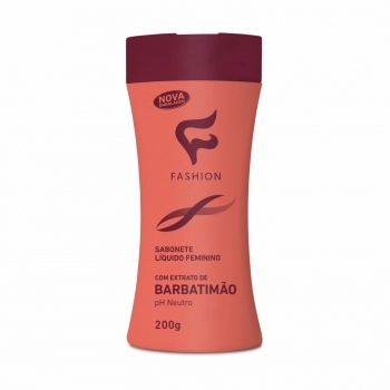 SABONETE LIQUIDO FASHION 200ML INTIMO EXTRATO BARBATIMAO