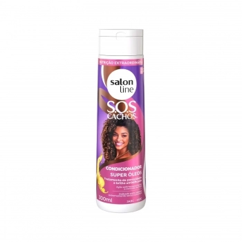 CONDICIONADOR SALON LINE 300ML SOS CACHOS OLEO NUTRITIVO