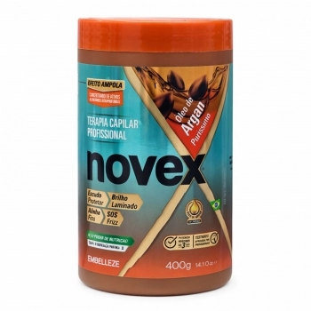 CREME DE TRATAMENTO NOVEX 400G ARGAN