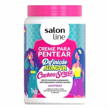 CREME PARA PENTEAR SALON LINE 1K DEFINICAO ALONGADA CACHOS DE SEREIA