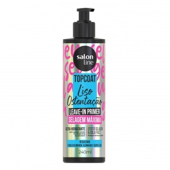 LEAVE IN PRIMER SALON LINE 240ML MEU LISO TOPCOAT LISO OSTENTACAO
