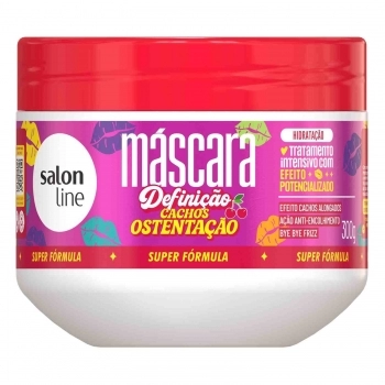 MASCARA SALON LINE 300G DEFINICAO CACHOS OSTENTACAO
