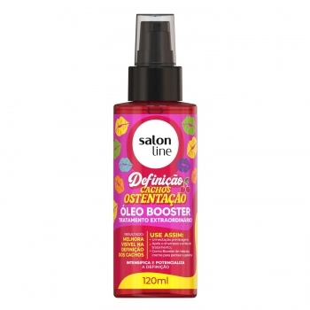 OLEO BOOSTER SALON LINE 120ML DEFINICAO CACHOS OSTENTACAO