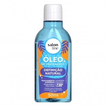 OLEO DE TRATAMENTO SALON LINE 50ML DEFINICAO NATURAL