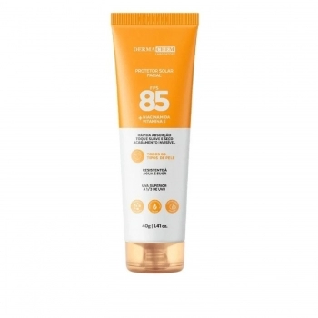 PROTETOR SOLAR FACIAL DERMACHEM SEM COR 40G FPS85 SEM COR